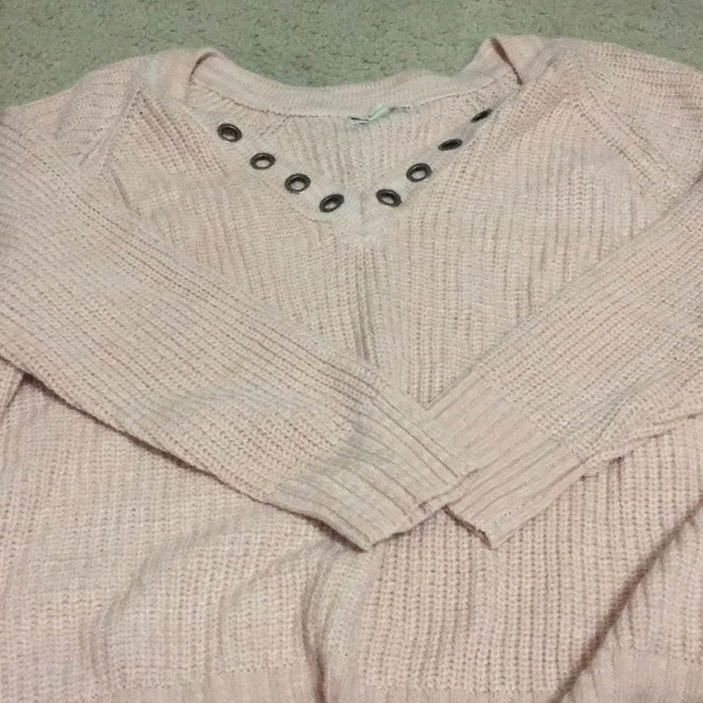 pink sweater NWOT